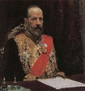Ilya Repin Portrait of Sergei witte Sweden oil painting artist